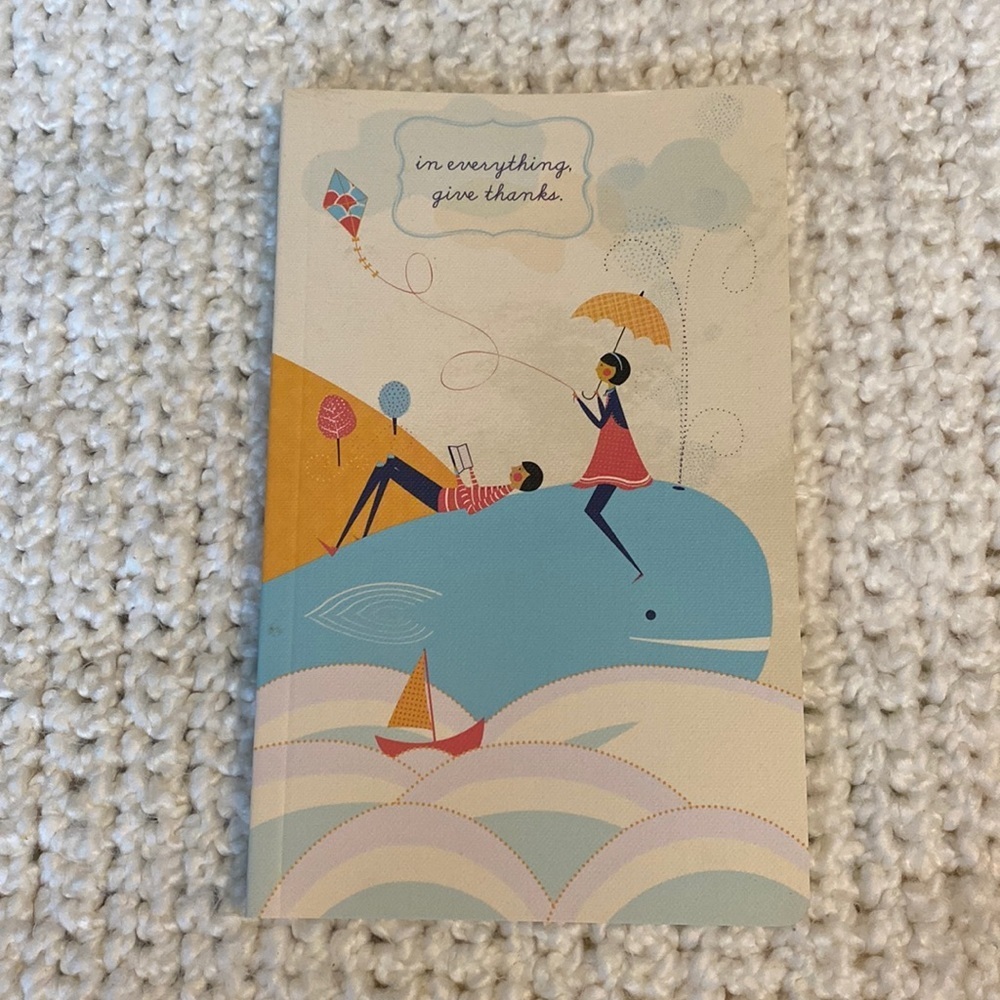 NEW "in everything, give thanks." Stationery Lined Journal 128 pages